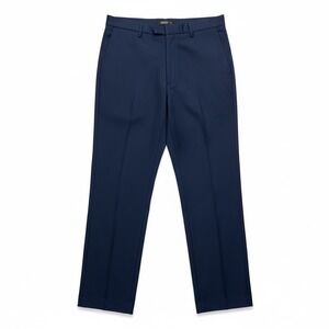 Haggar Premium Comfort Dress Pants Navy Blue Classic Fit 44W 30L Wrinkle Free